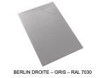 Receveur de douche design, avec évacuation d'eau en angle à 17 x 17 cm, Largeur 100 à 200 x l. 70 à 100 cm, anti glissant, fabrication sur mesure au cm, LIVRAISON OFFERTE